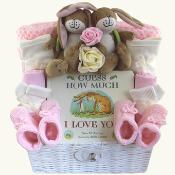 Guess How Much I Love You Baby Gift Hamper for Girl Twins
