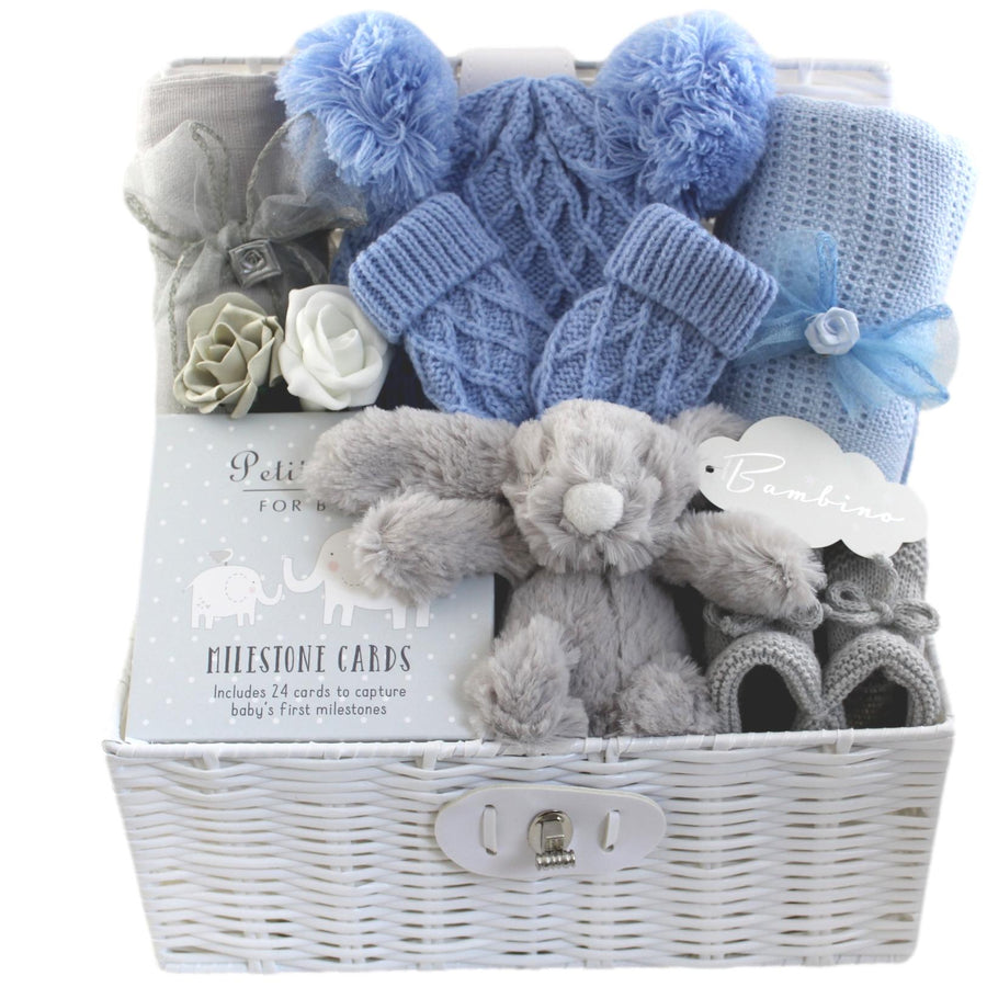 Itsy Baby Boy Gift Hamper with Milestone Cards