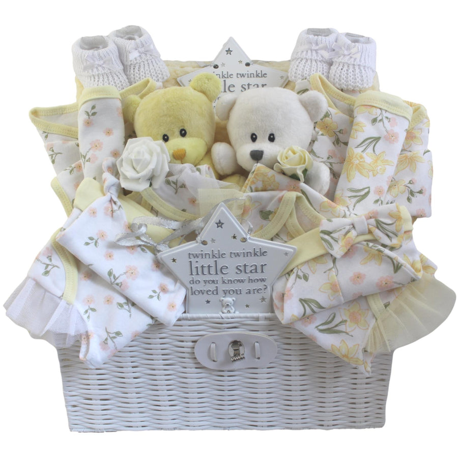 Lemon Drop Baby Gift Hamper for Twin Girls