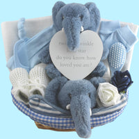 Little Big Ears Baby Boy Gift Basket