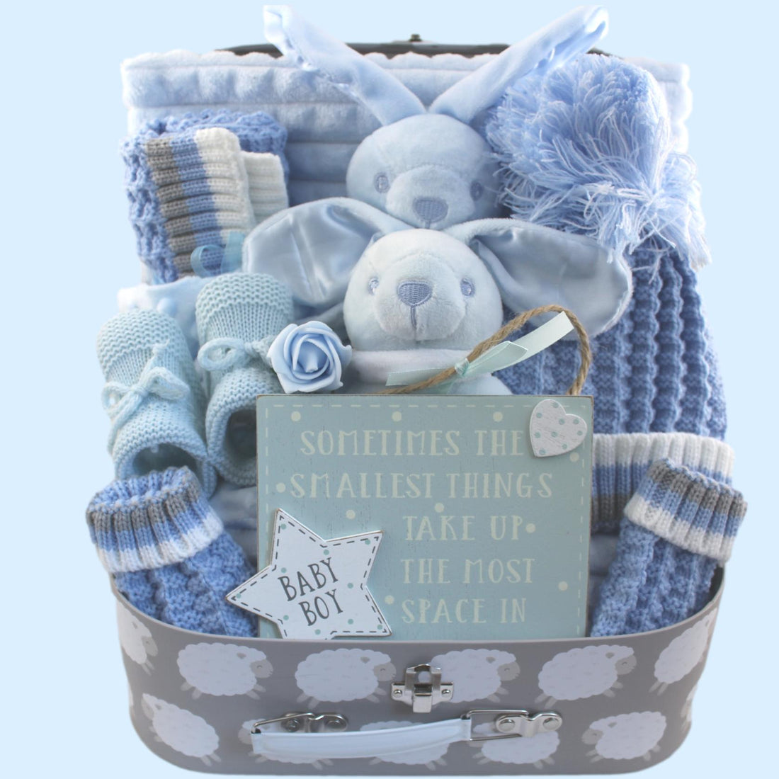 Little Lamb Baby Boy Gift Set
