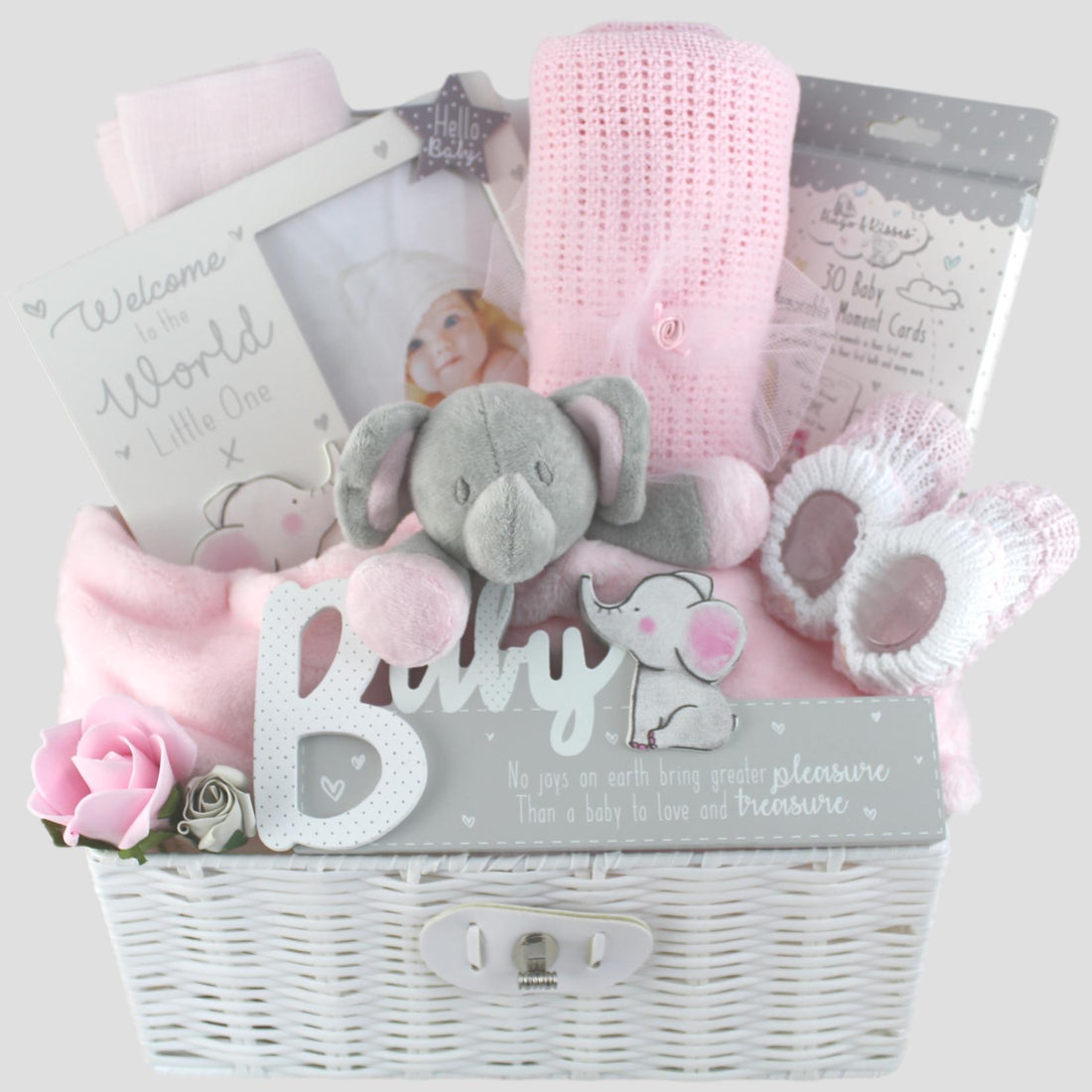 Family Baby Girl Gift Basket | Stork Baby Gift Baskets –  StorkBabyGiftBaskets.com