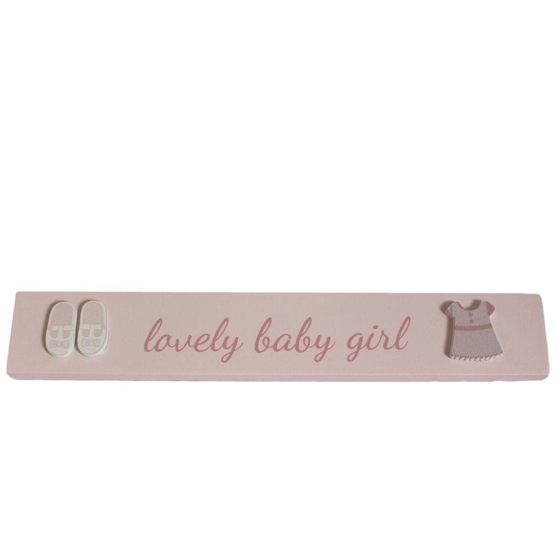 Lovely Baby Girl Mantle Plaque