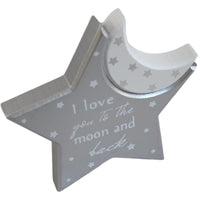 Moon and Stars Mantle Plaque