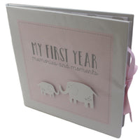 My First Year Baby Girl Record Book