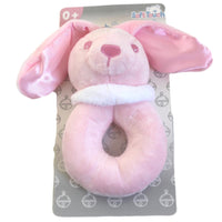 Pink Bunny Rattle