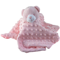 Pink Teddy Comforter for Baby