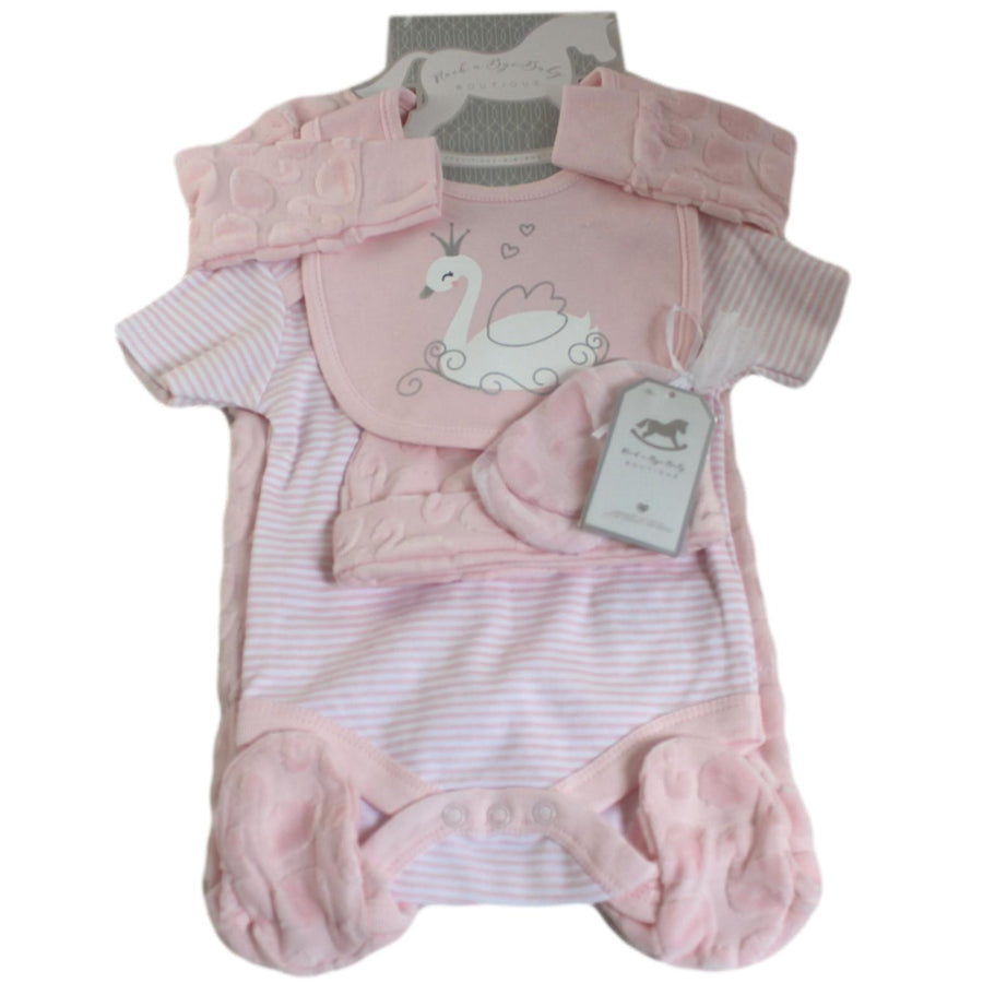 Swan Baby Girl Clothing Set