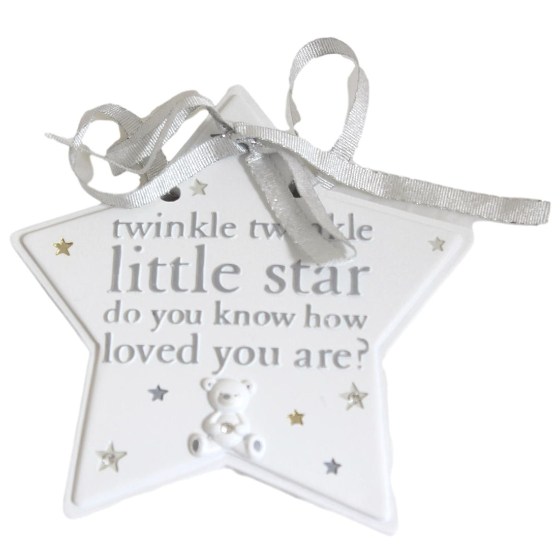 Twinkle Resin Keepsake Star Baby Plaque