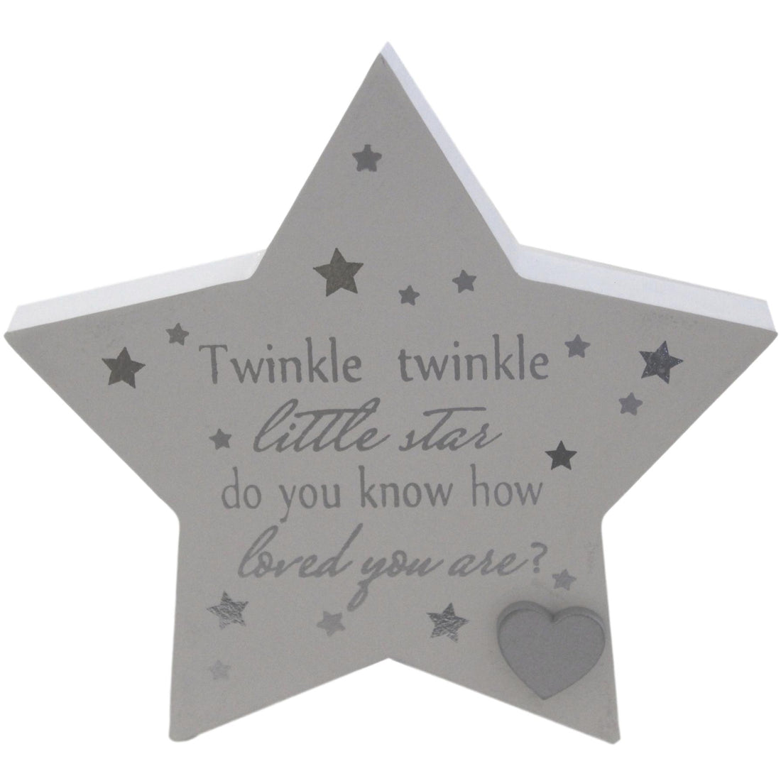 Twinkle Star Baby Mantle Plaque