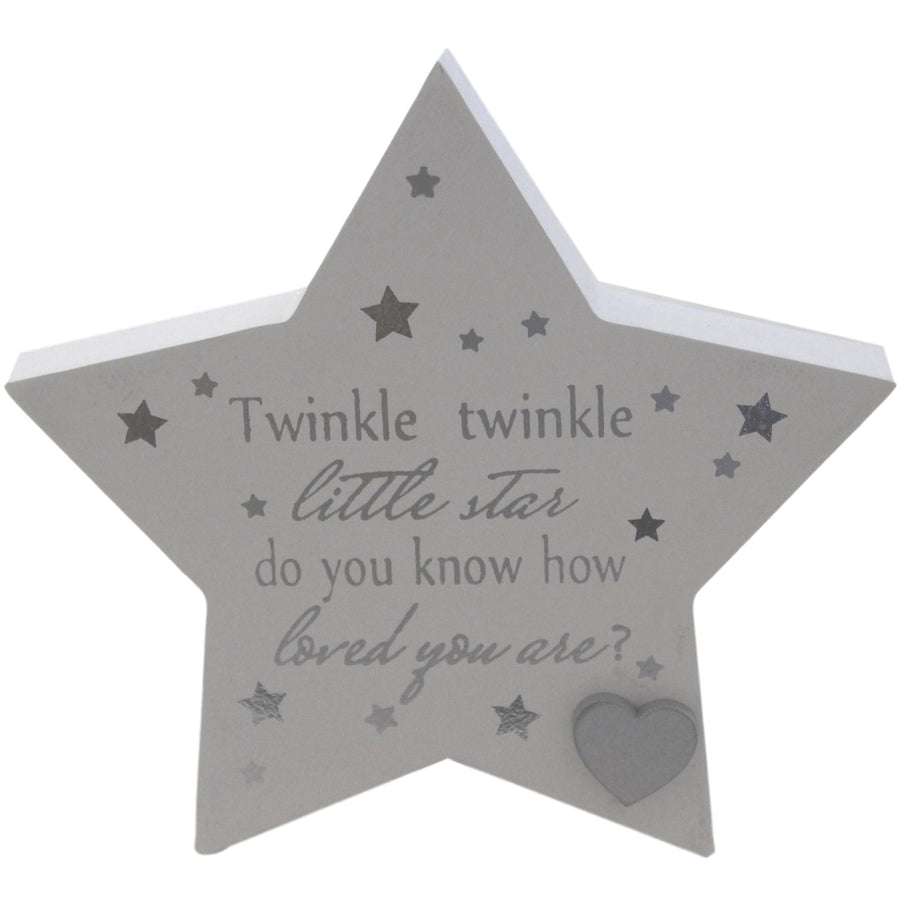 Twinkle Star Baby Mantle Plaque