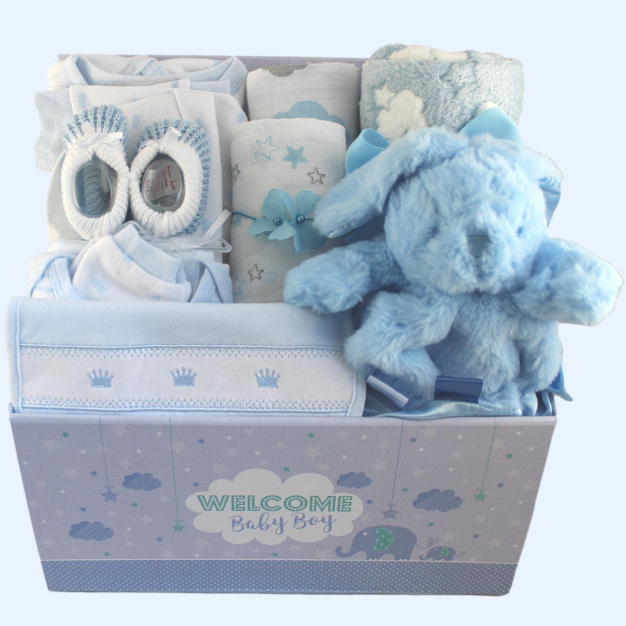 Welcome Baby Boy Gift Box Set