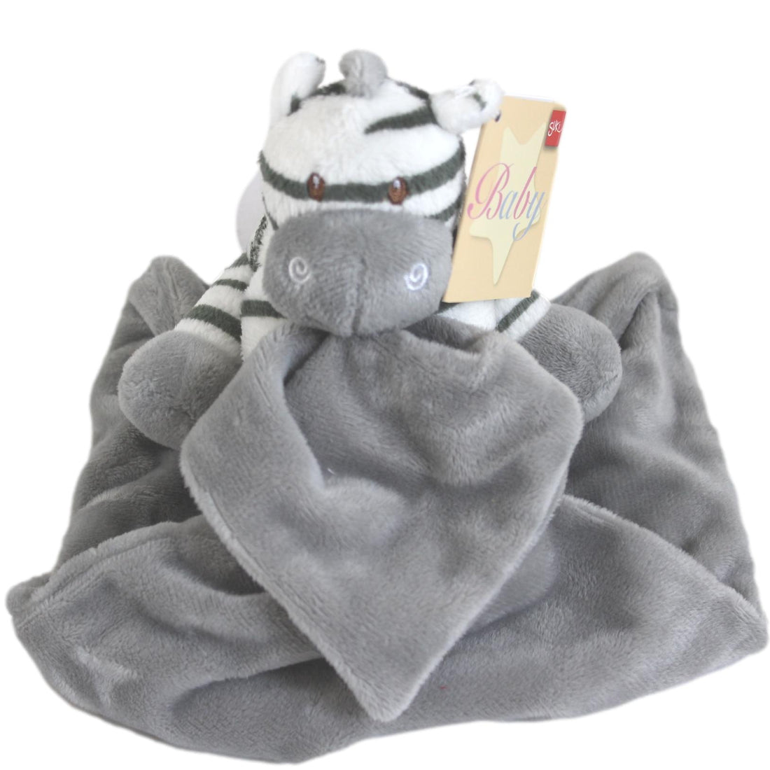 Zooma Zebra Comfort Blanket for Baby